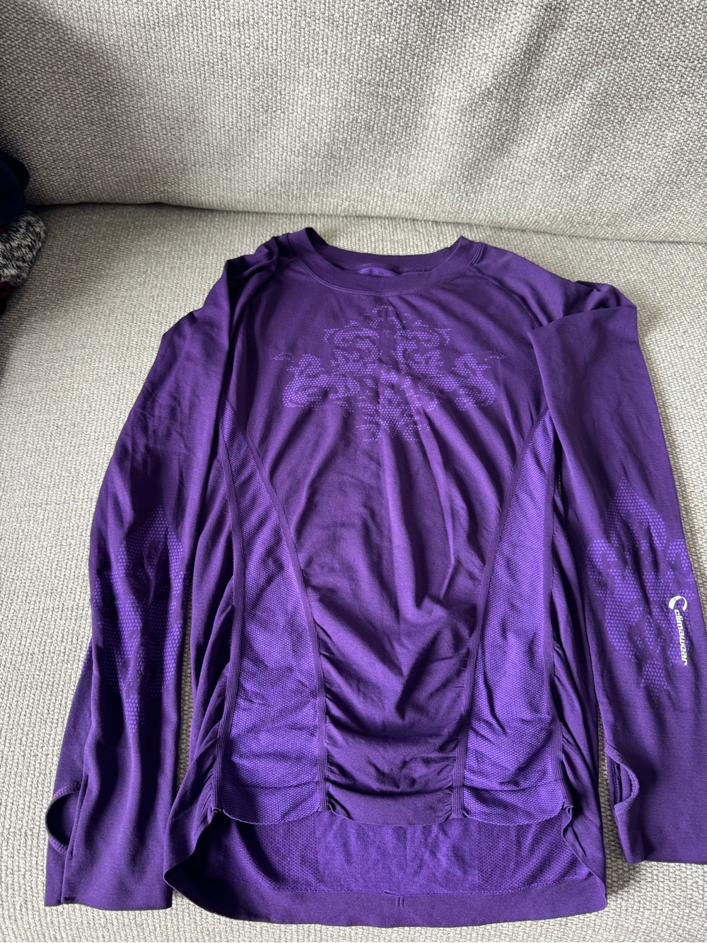 climawear Purple Seamless Performance Top